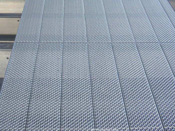Plank and grating galvanized decking